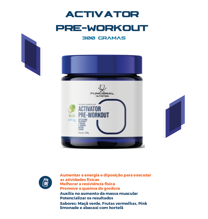 Activator Pre-Workout - Frutas Vermelhas 300 g