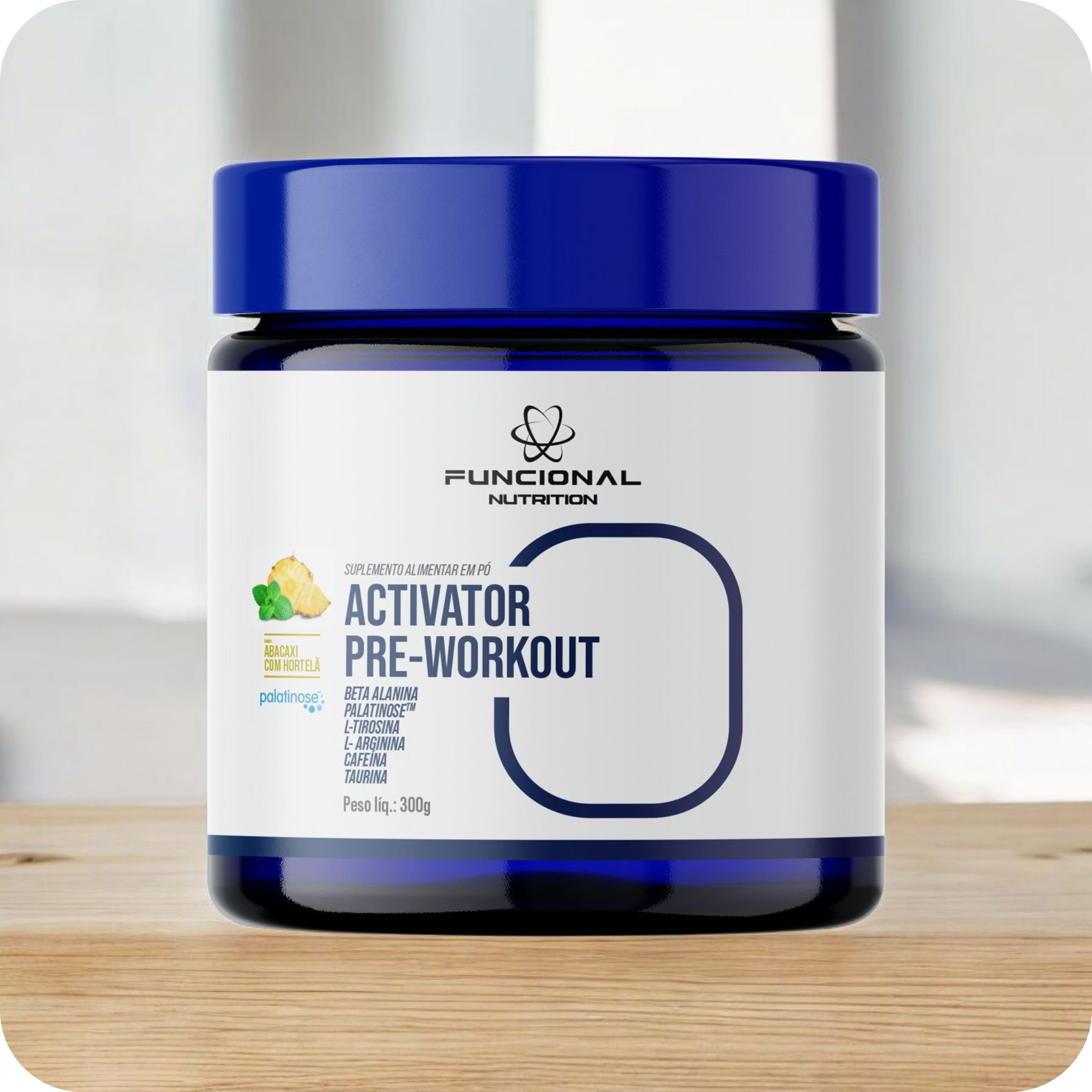 ACTIVATOR PRE-WORKOUT ABACAXI COM HORTELÃ 300grs