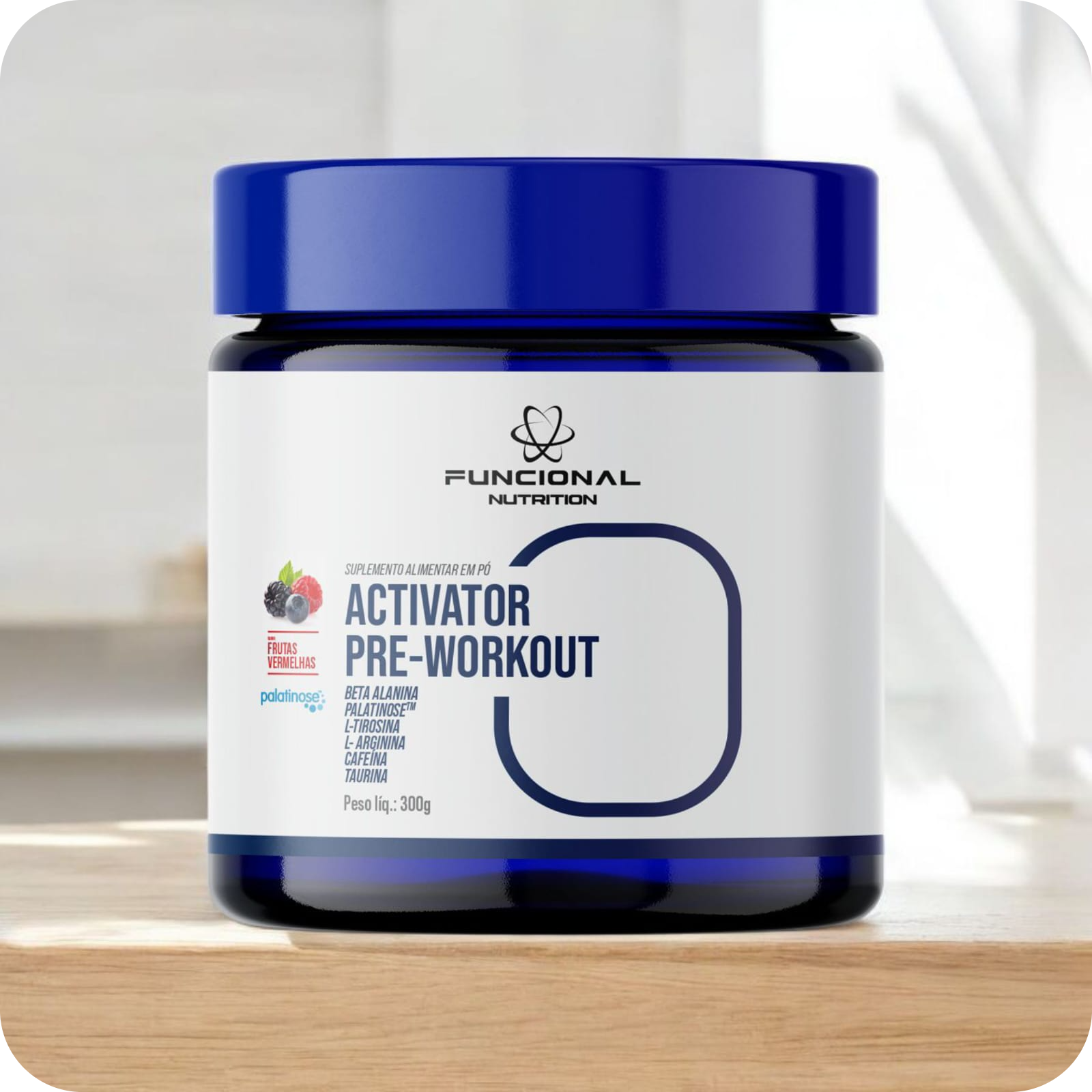 ACTIVATOR PRE-WORKOUT FRUTAS VERMELHAS 300grs