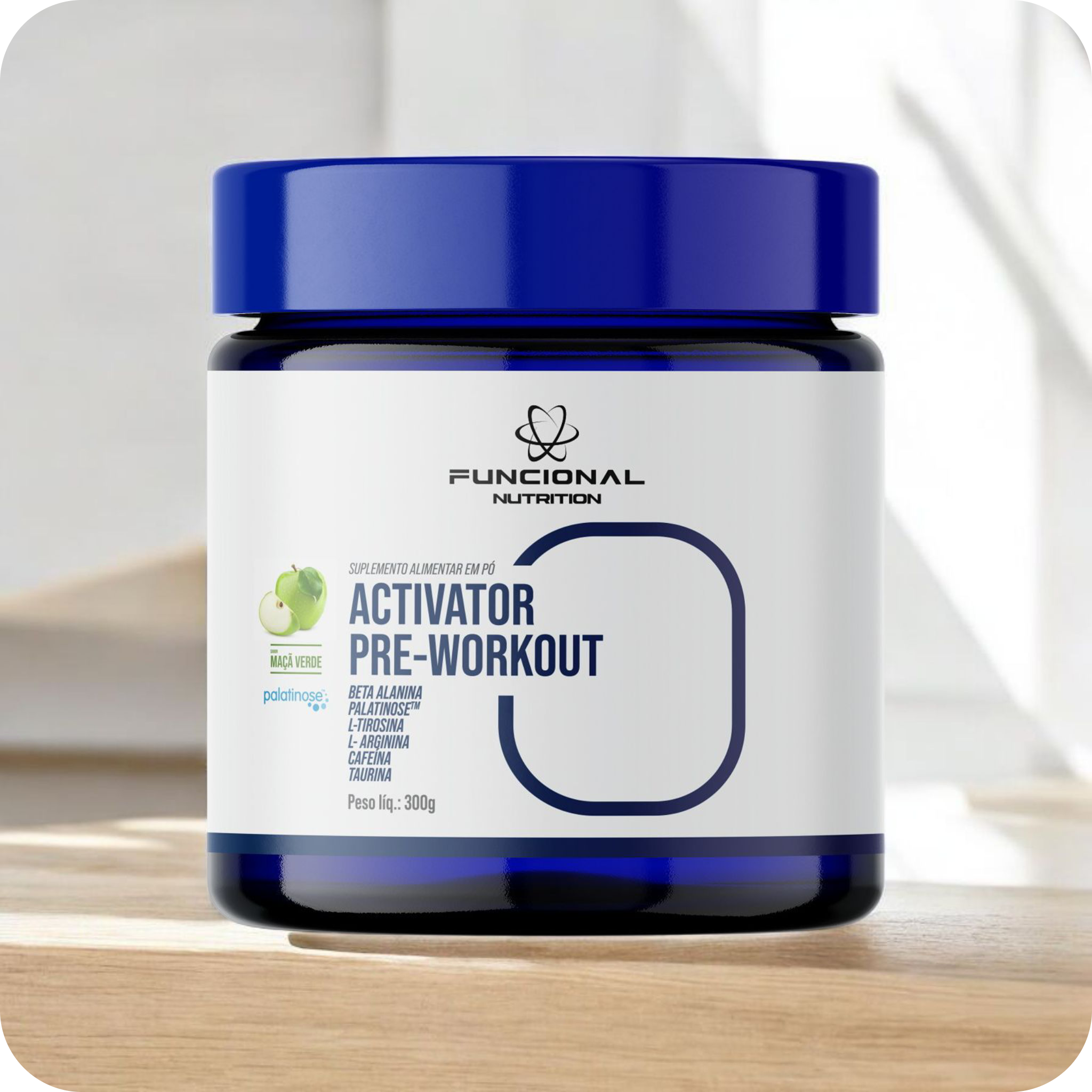 ACTIVATOR PRE-WORKOUT MAÇÃ VERDE 300grs
