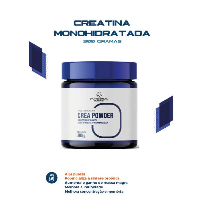 Crea Powder - Creatina Alta Pureza 300 g