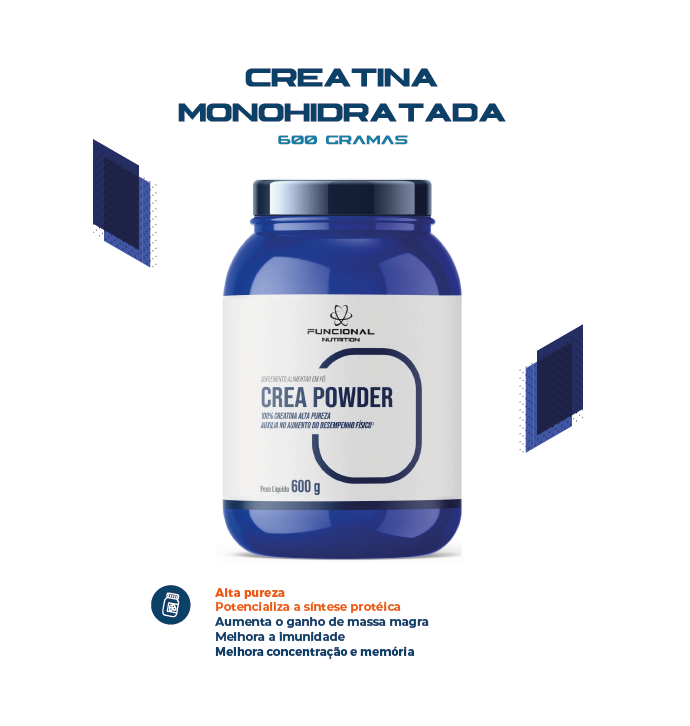 Crea Powder Creatina Alta Pureza 600 g