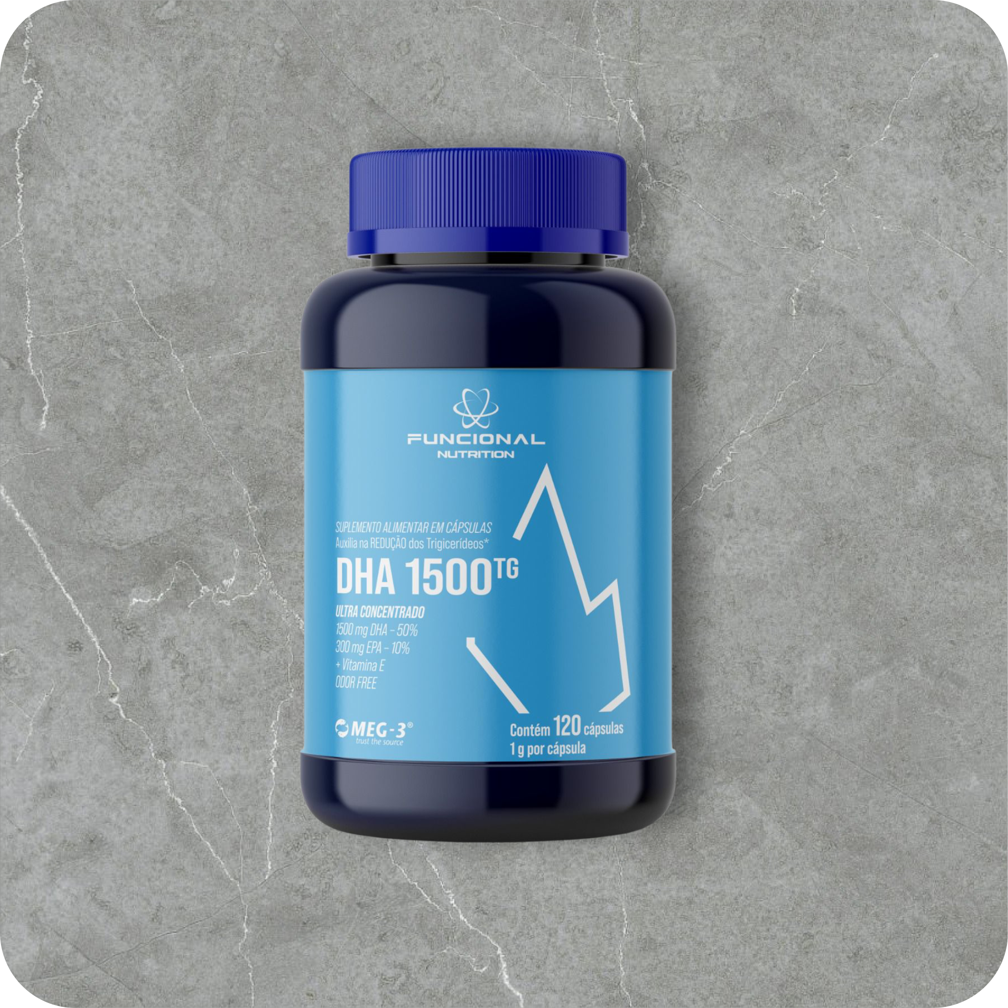 DHA 1500 TG 1000 mg 120 Cápsulas