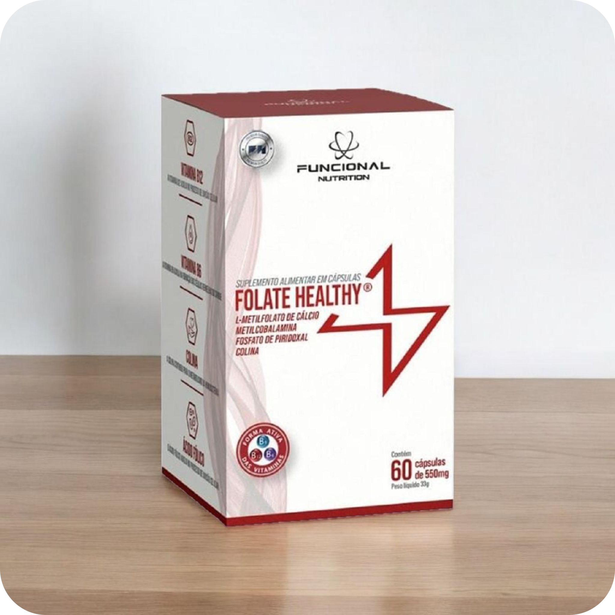 FOLATE HEALTHY - 550mg 60 CAPS