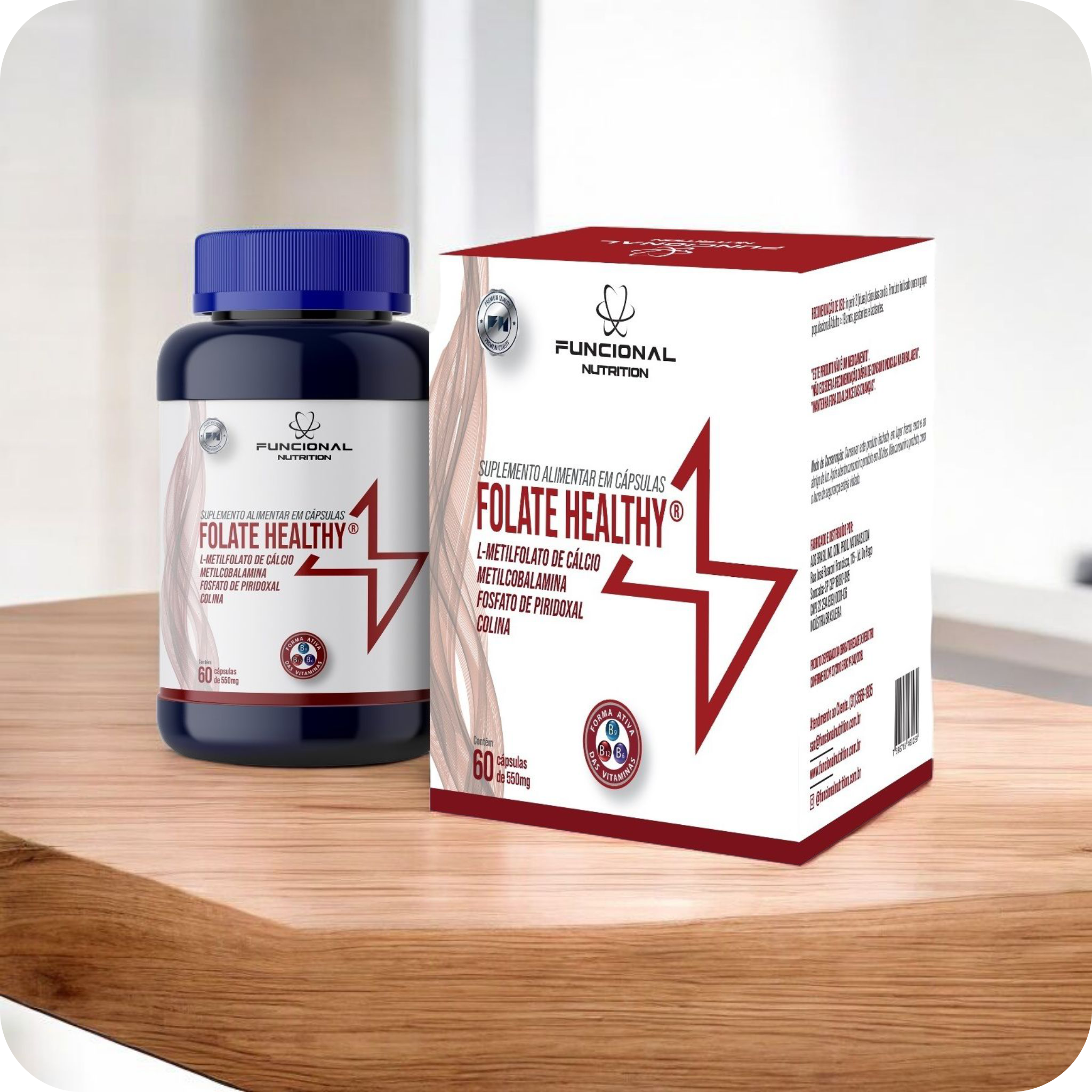 FOLATE HEALTHY - 550mg 60 CAPS