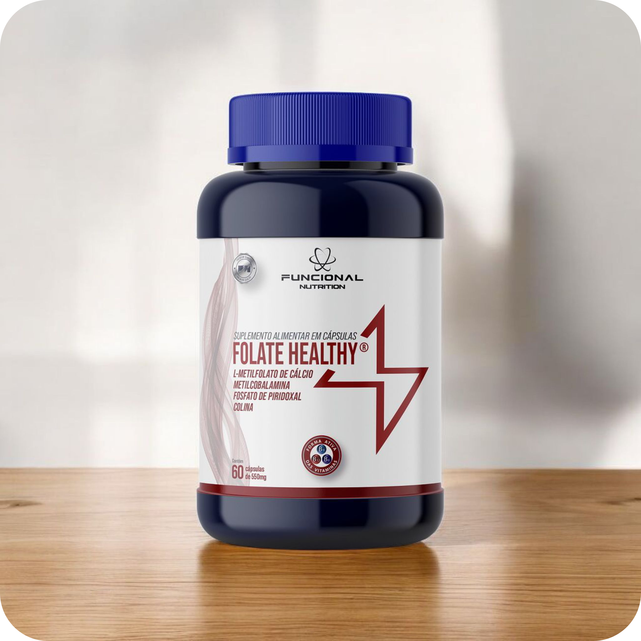 FOLATE HEALTHY - 550mg 60 CAPS