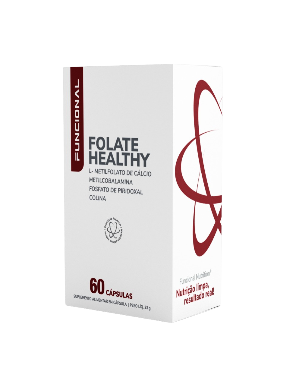 Folate Healthy 550mg 60 Cápsulas