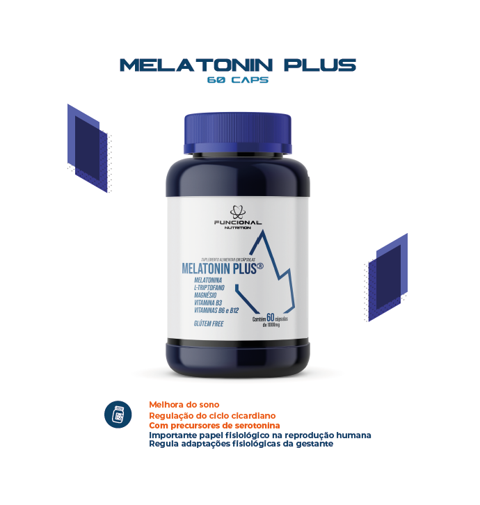 Melatonin Plus 1400 mg 60 Cápsulas