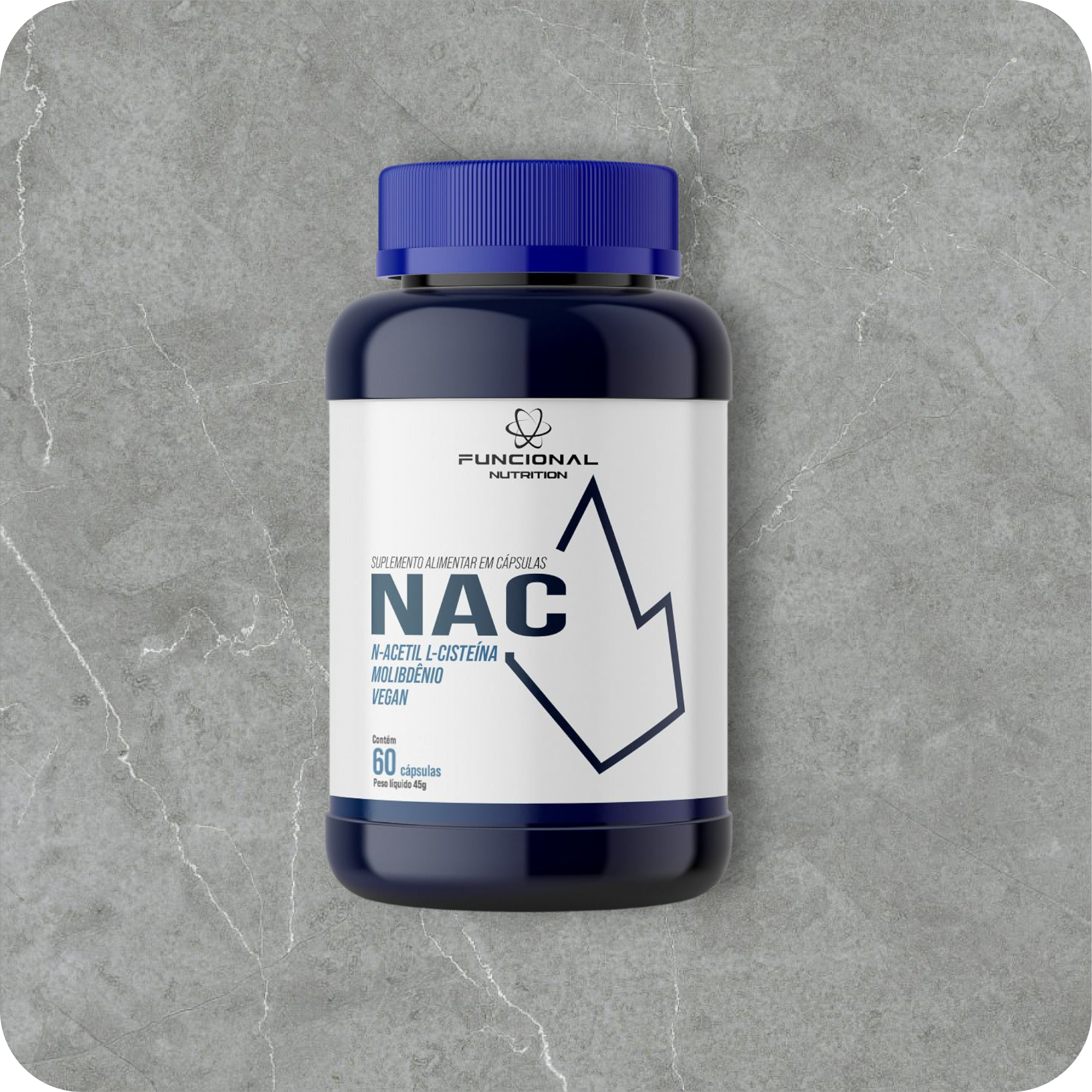 NAC - N-Acetil L-Cisteína 600 mg 60 Cápsulas