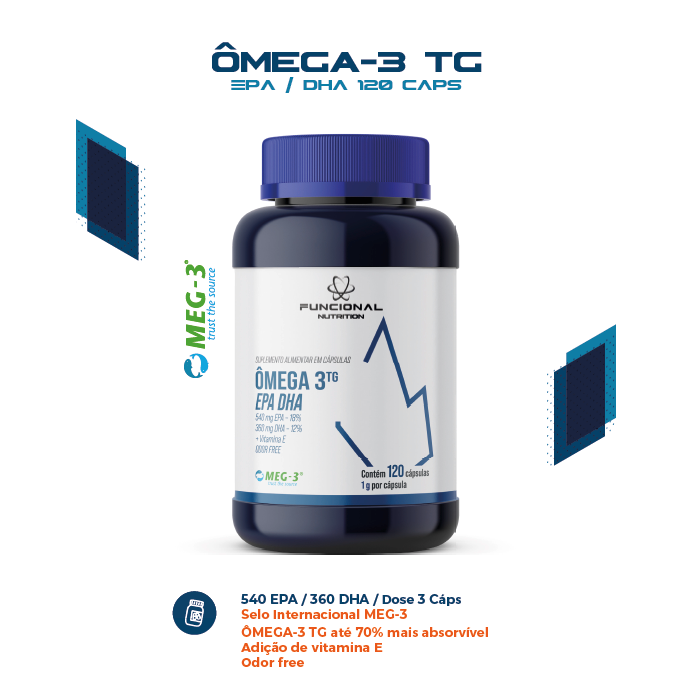 Ômega 3 TG EPA DHA 1000 mg 60 Cápsulas