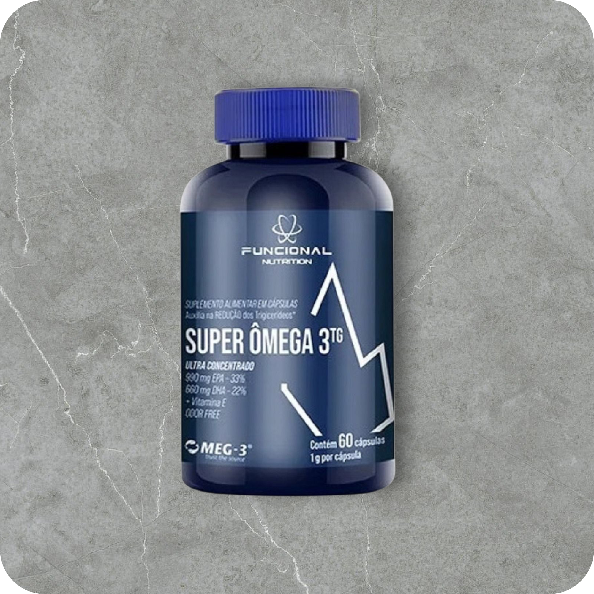 Super Ômega 3 TG 1000 mg 60 Cápsulas