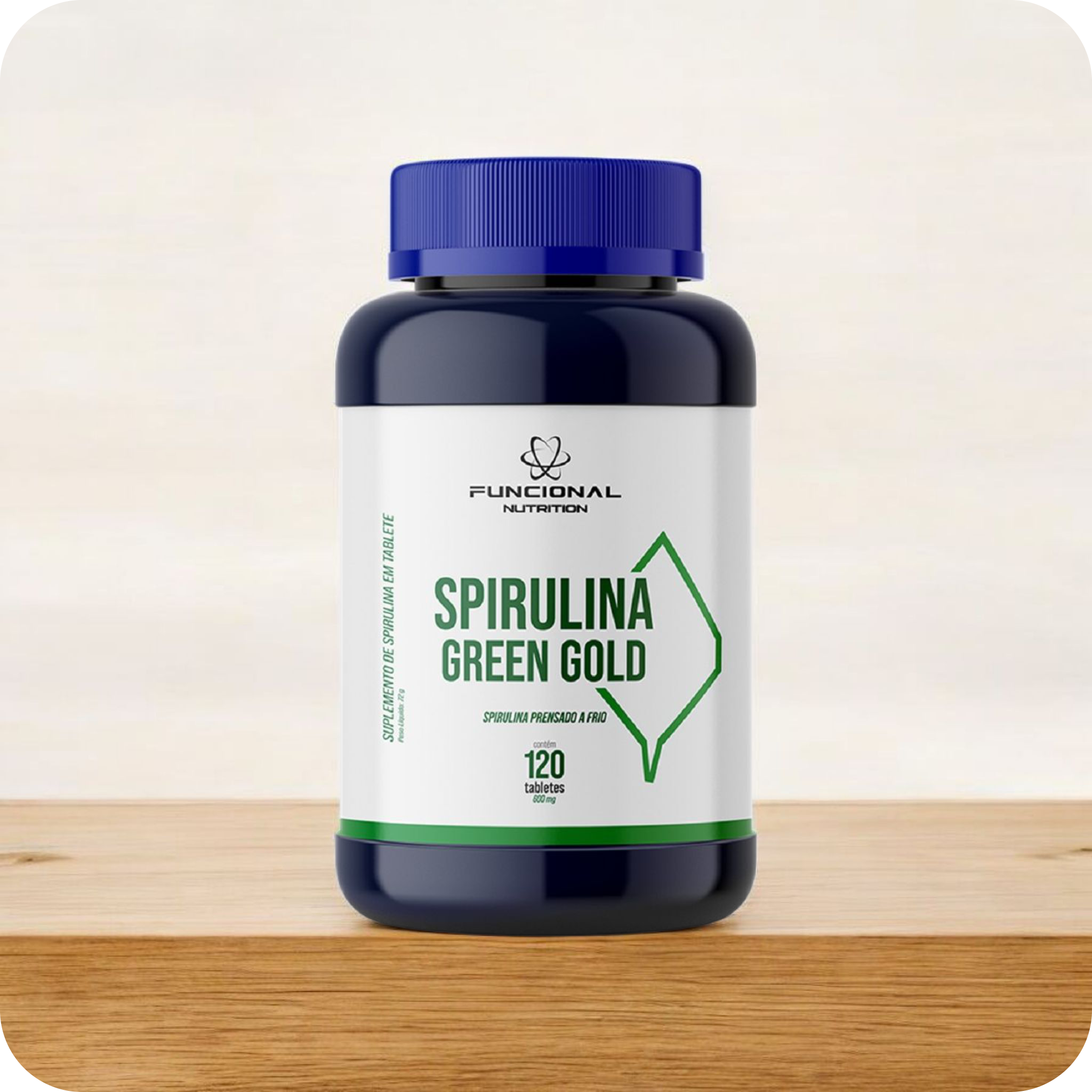 SPIRULINA GREEN GOLD 600mg 120 TABLETES