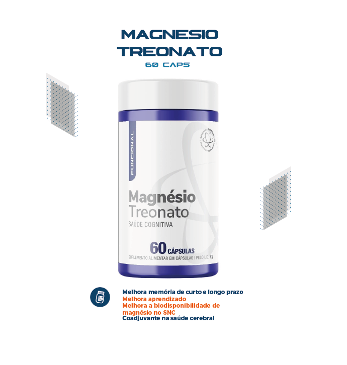 Magnésio Treonato 60 Cápsulas