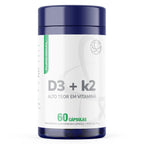 Vitaminas D3 + K2  60 cápsulas